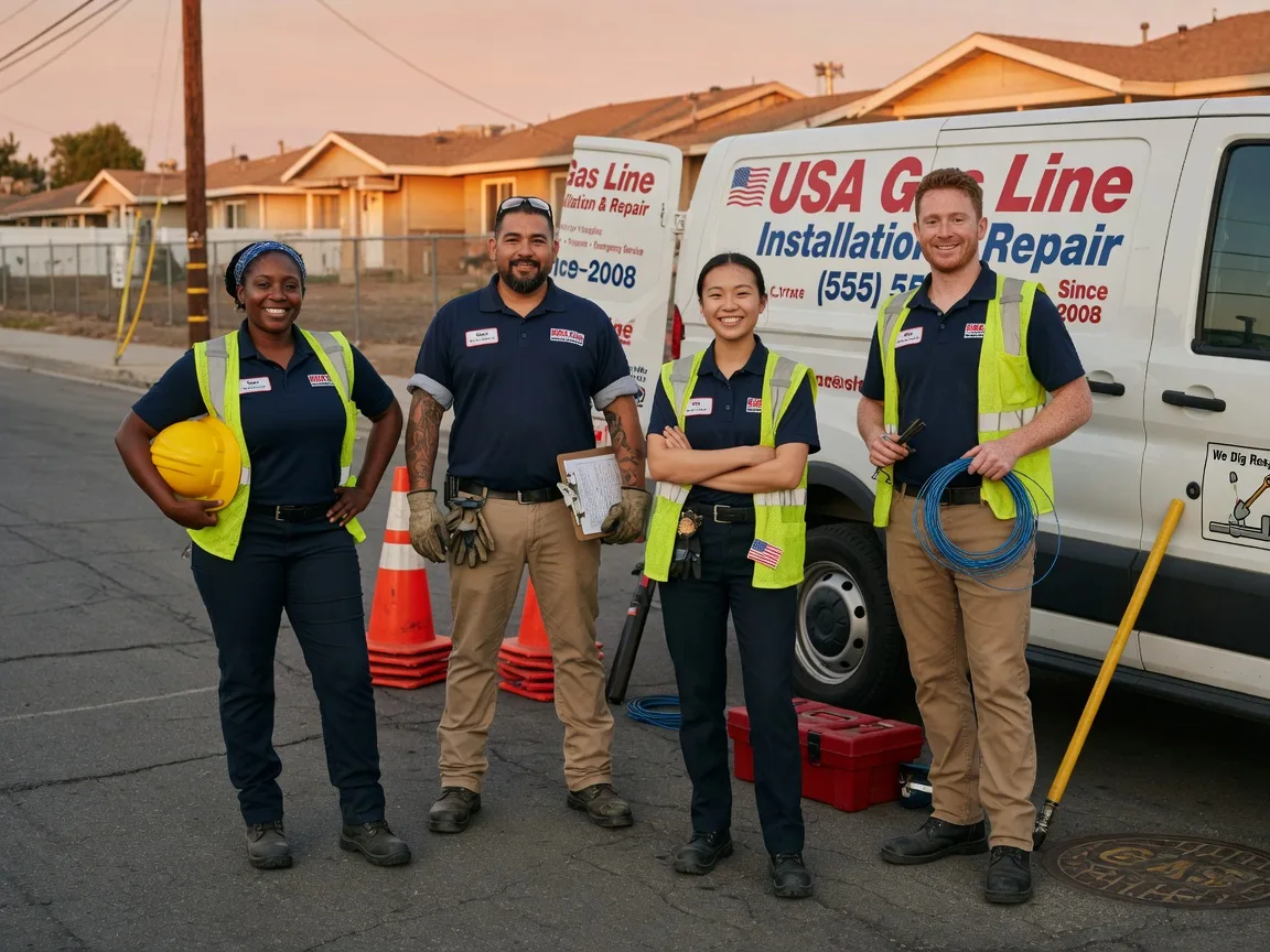 Gas Line Installation company in Wales, MA